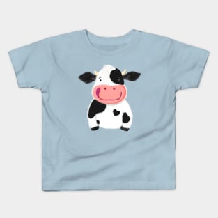 Happy Little Holstein Cow Kids T-Shirt